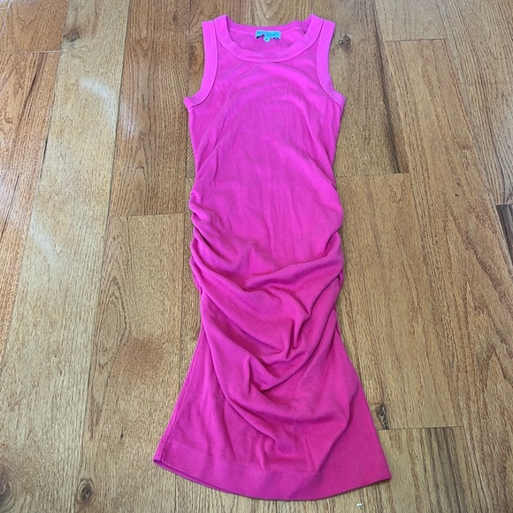 Michael Stars Demi Ribbed Dress, XS, pink - Picture 2 of 5